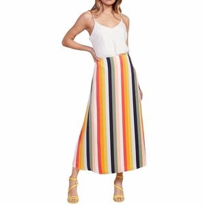Cupcakes & Cashmere Pippa Striped Midi Skirt